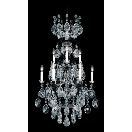 Schonbek Renaissance 10 Light 110V Chandelier in Heirloom Gold with Golden Teak 3780-22TK